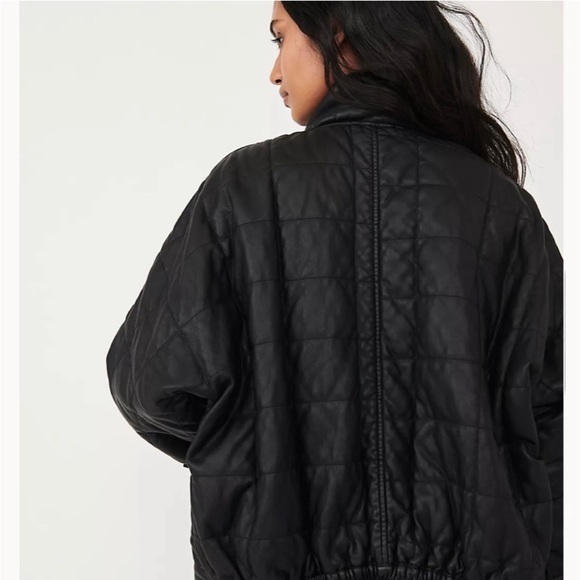 Free People Vegan Leather Jacket - Picture 6 of 6